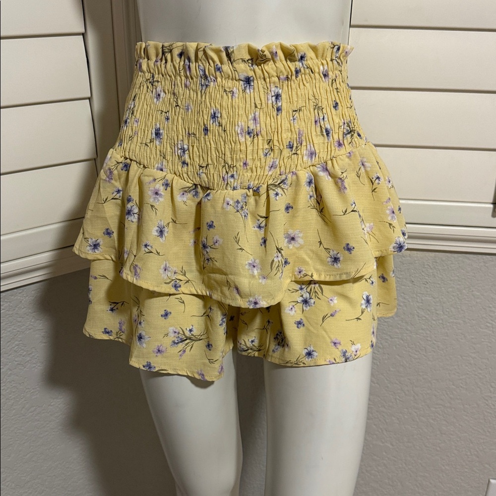 Blashe Floral Ruffled Skort